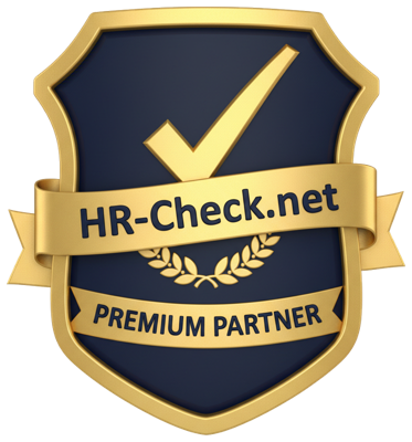 HR-Check.net Premium Partner · Wappen